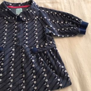 Girls “Kimchi & Blue” Navy/Cherries Top